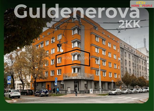 Prodej bytu 2+kk, Plzeň, Guldenerova, 43 m2