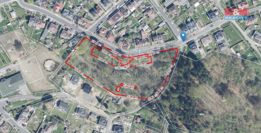 Prodej pozemku pro bydlení, Aš, 9804 m2