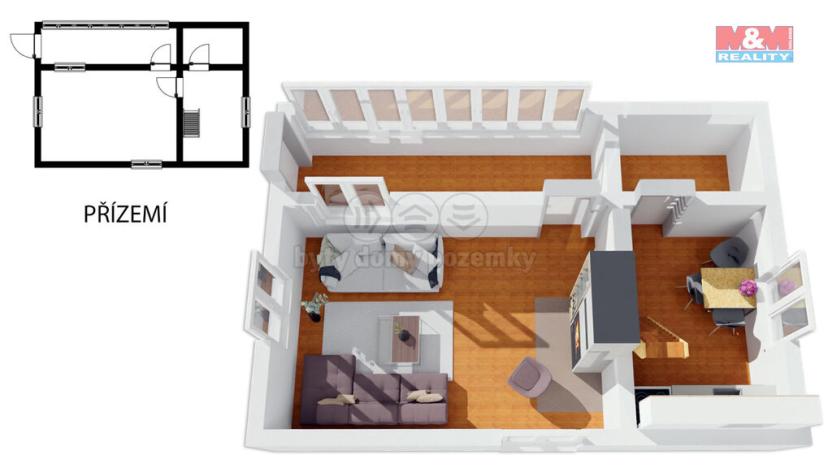 Prodej chaty, Měděnec, 77 m2