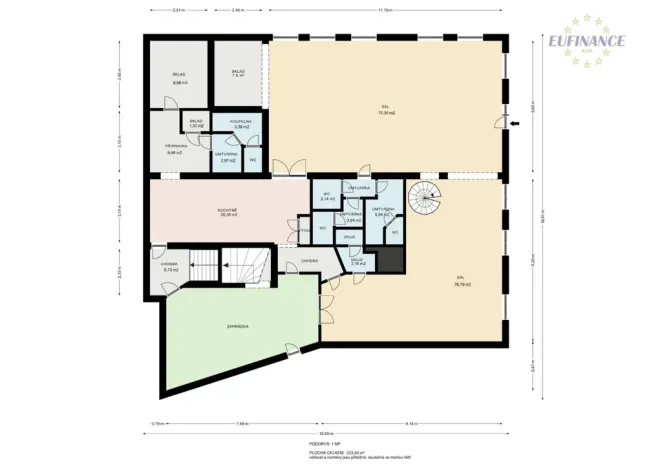 Prodej obchodního prostoru, Kralupy nad Vltavou - Mikovice, Lidové nám., 671 m2