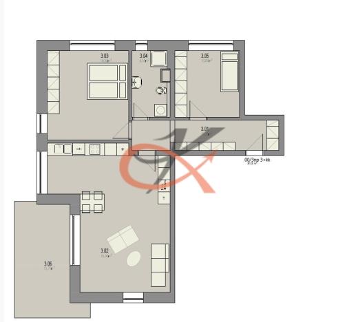 Pronájem bytu 3+kk, Rožnov pod Radhoštěm, Palackého, 81 m2