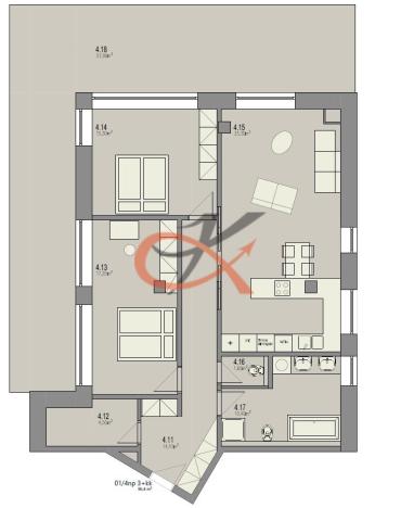 Pronájem bytu 3+kk, Rožnov pod Radhoštěm, 96 m2