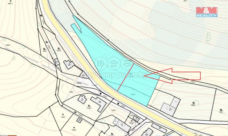 Prodej komerčního pozemku, Trutnov, 1500 m2