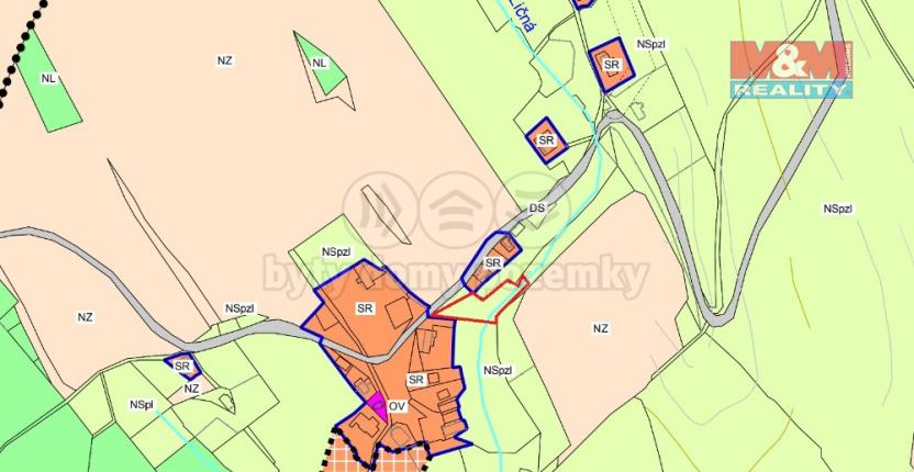 Prodej zahrady, Bernartice, 1680 m2