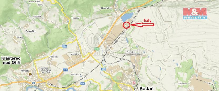Prodej obchodního prostoru, Kadaň - Prunéřov, 2760 m2