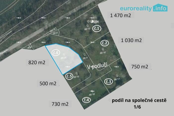 Prodej pozemku pro bydlení, Plzeň - Božkov, 820 m2