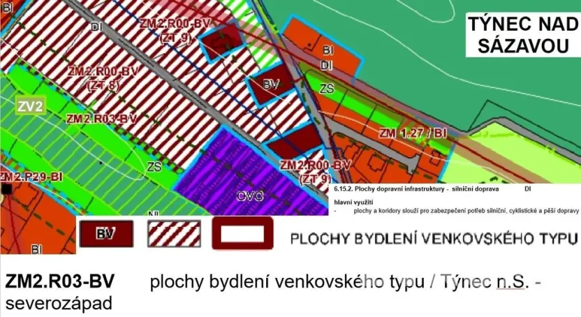 Prodej pozemku pro bydlení, Týnec nad Sázavou, 2475 m2