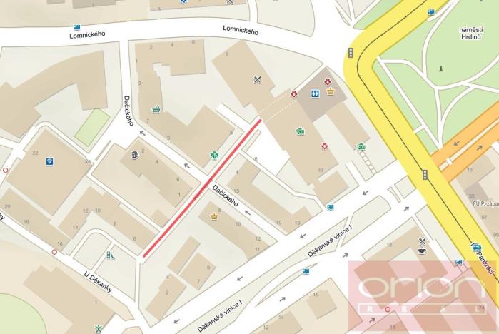 Pronájem obchodního prostoru, Praha - Nusle, Kischova, 114 m2