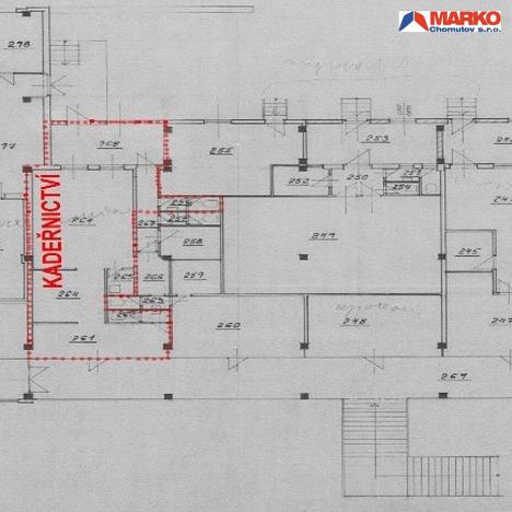 Pronájem obchodního prostoru, Chomutov, Školní pěšina, 100 m2