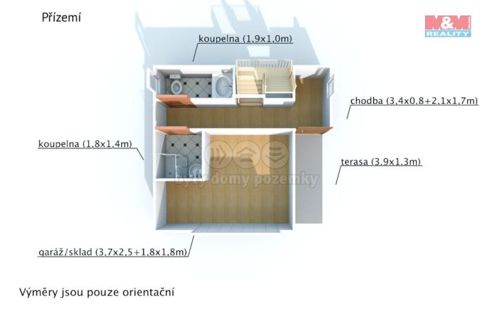 Prodej chaty, Čerňovice, 70 m2