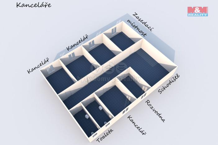 Prodej výrobních prostor, Planá, Zámecká, 2800 m2