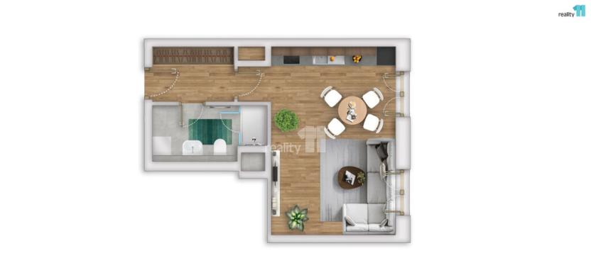 Prodej bytu 1+kk, Liberec - Liberec X-Františkov, Švermova, 40 m2