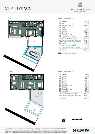 Prodej vily, Klecany, Topolová, 182 m2