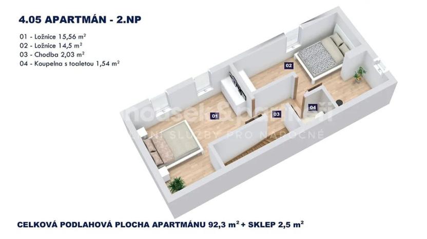 Prodej bytu 4+kk, Vrchlabí, Horská, 92 m2