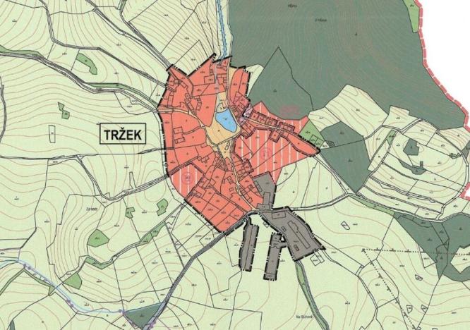 Prodej pozemku pro bydlení, Kolinec - Tržek, 1688 m2