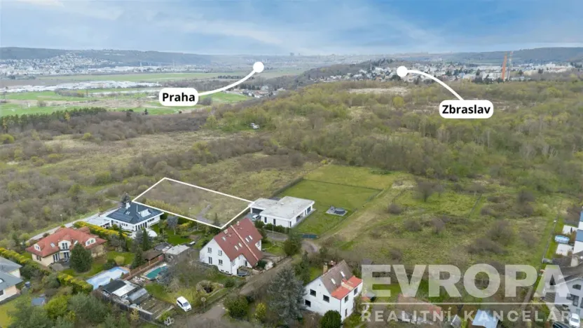 Prodej pozemku pro bydlení, Praha - Lipence, Na Kyjově, 1010 m2