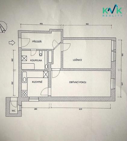 Prodej bytu 2+1, Karlovy Vary, Pod Jelením skokem, 54 m2