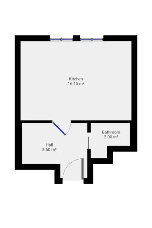 Pronájem bytu 1+kk, Praha - Žižkov, Krásova, 25 m2