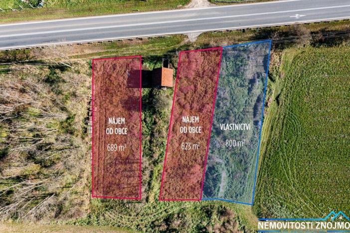 Prodej komerčního pozemku, Vrbovec, 800 m2