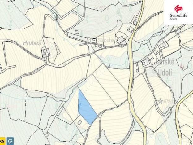 Prodej louky, Brloh, 2808 m2