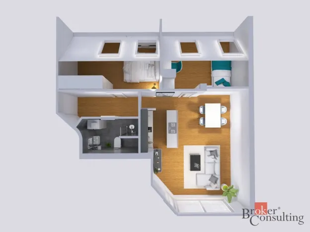 Prodej bytu 3+kk, Praha - Libeň, Heydukova, 72 m2