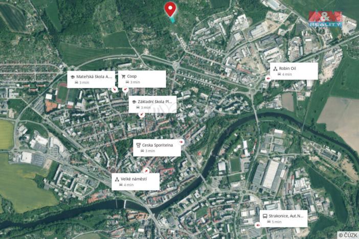 Prodej pozemku pro bydlení, Strakonice - Strakonice I, 2855 m2