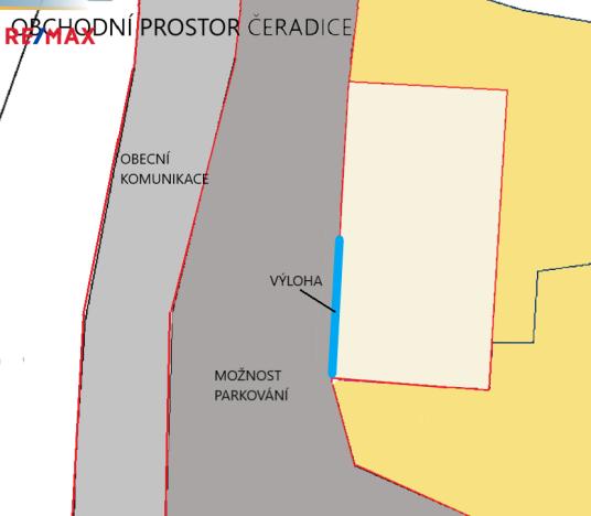 Pronájem obchodního prostoru, Čeradice, 64 m2