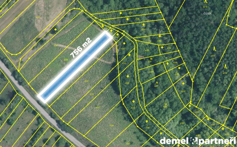 Prodej pozemku, Dolní Kounice, Zámecká, 3933 m2