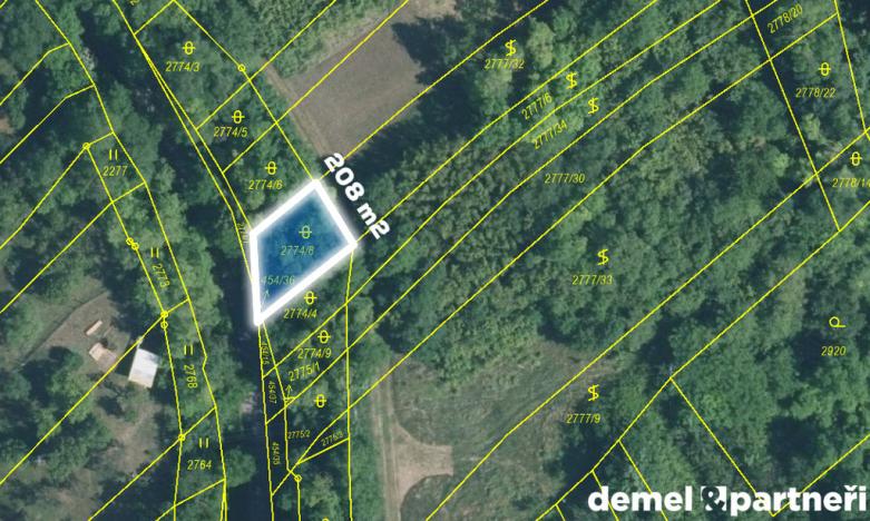 Prodej pozemku, Dolní Kounice, Zámecká, 3933 m2