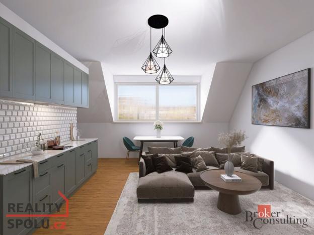 Prodej bytu 2+kk, Praha - Libeň, Heydukova, 60 m2