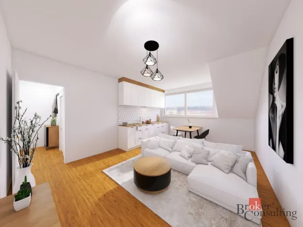 Prodej bytu 2+kk, Praha - Libeň, Heydukova, 53 m2