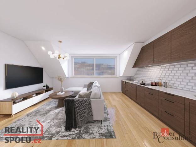 Prodej bytu 2+kk, Praha - Libeň, Heydukova, 51 m2