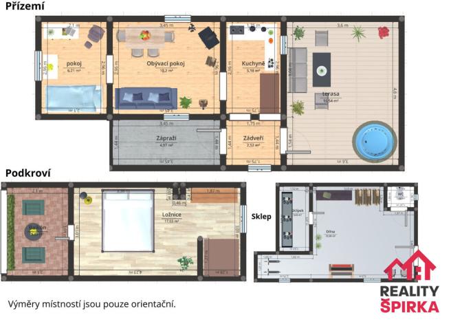 Prodej chaty, Rybník, 52 m2