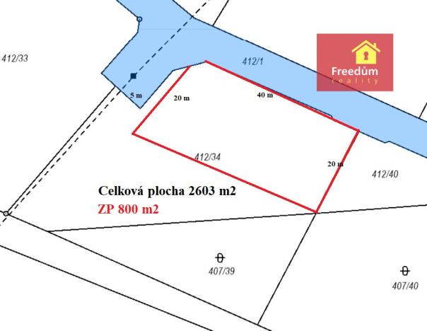 Prodej pozemku pro bydlení, Bžany, 2100 m2
