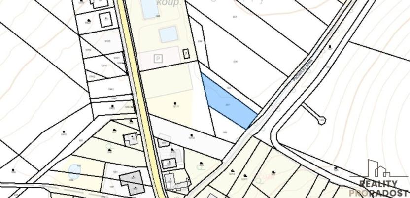 Prodej zahrady, Koválovice-Osíčany - Osíčany, 1236 m2