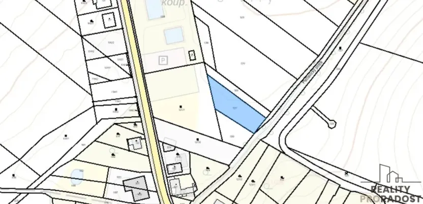 Prodej zahrady, Koválovice-Osíčany - Osíčany, 1236 m2