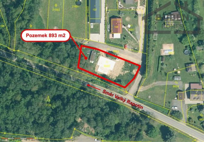 Prodej pozemku pro bydlení, Částkov, 893 m2