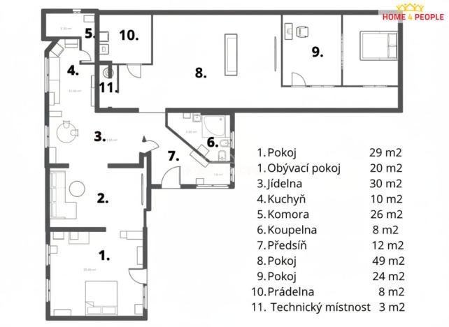 Prodej rodinného domu, Číčenice - Strpí, 220 m2