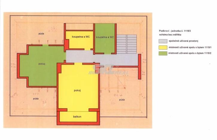 Prodej bytu 3+1, Děčín, Lužická, 104 m2