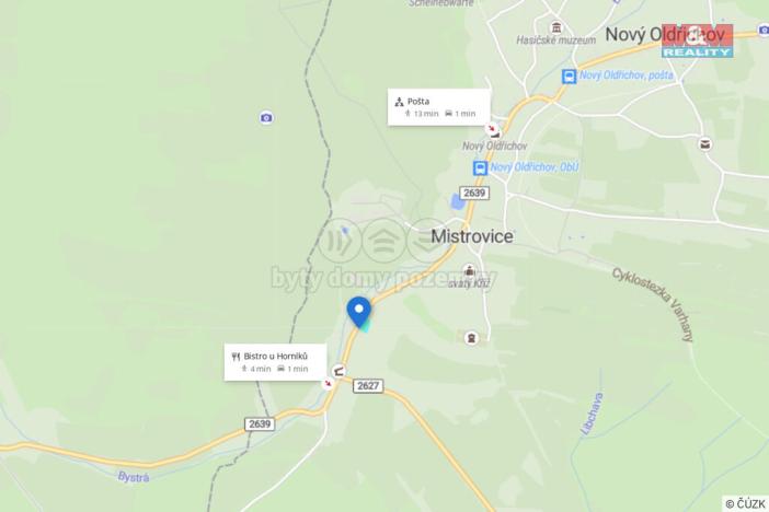 Prodej pozemku pro bydlení, Nový Oldřichov - Mistrovice, 1046 m2