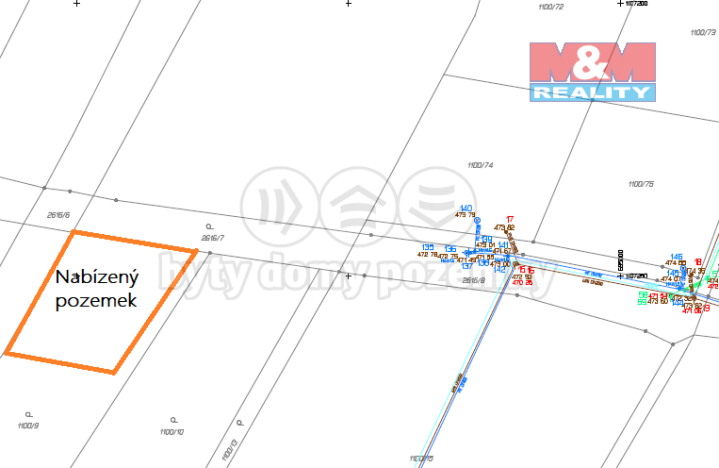 Prodej pozemku pro bydlení, Senožaty, 653 m2