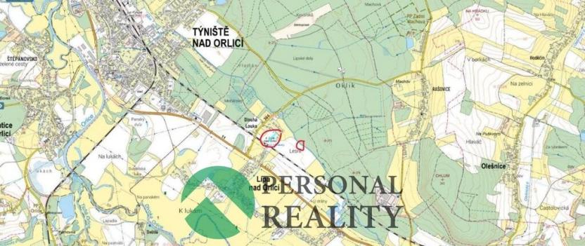 Prodej pozemku pro bydlení, Lípa nad Orlicí, 3449 m2