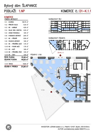 Prodej ordinace, Šlapanice, 130 m2
