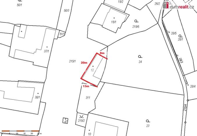 Prodej pozemku pro bydlení, Oprostovice, 213 m2