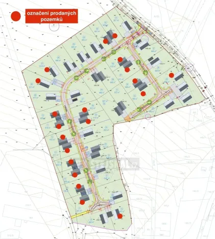 Prodej pozemku pro bydlení, Kaplice - Mostky, 698 m2