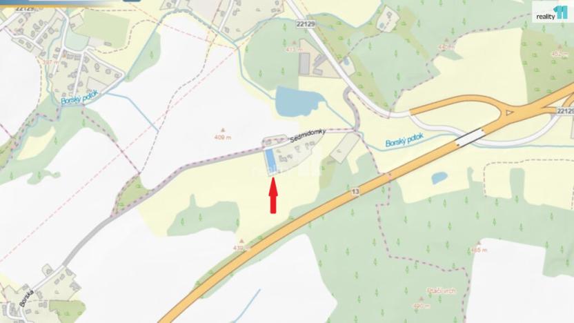 Prodej louky, Dalovice, Sedmidomky, 1669 m2