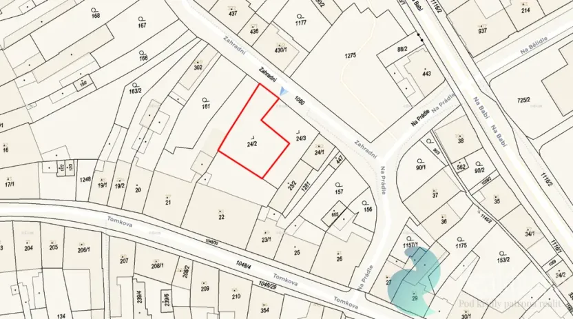 Prodej pozemku pro bydlení, Police nad Metují, 478 m2