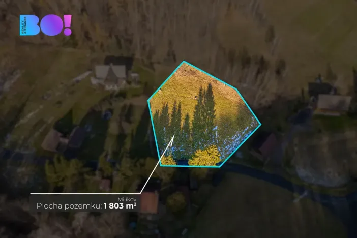 Prodej pozemku pro bydlení, Milíkov, 1803 m2