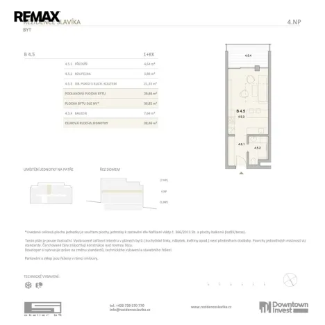 Prodej bytu 1+kk, Brno, Antonína Slavíka, 38 m2