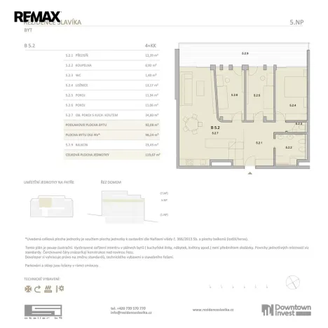 Prodej bytu 4+kk, Brno, Antonína Slavíka, 120 m2